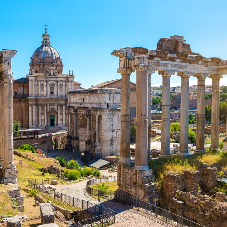 Vista panoramica di Roma